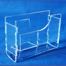 TARJETERO recto con cajetin, fondo de 30 mm  con laterales<br>Medidas: 105 x 30 x 70 mm<br>